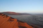 31. Zonopkomst bovenop Dune 45 in Sossusvlei.JPG